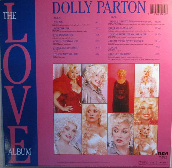 Dolly Parton : The Love Album (LP, Comp)