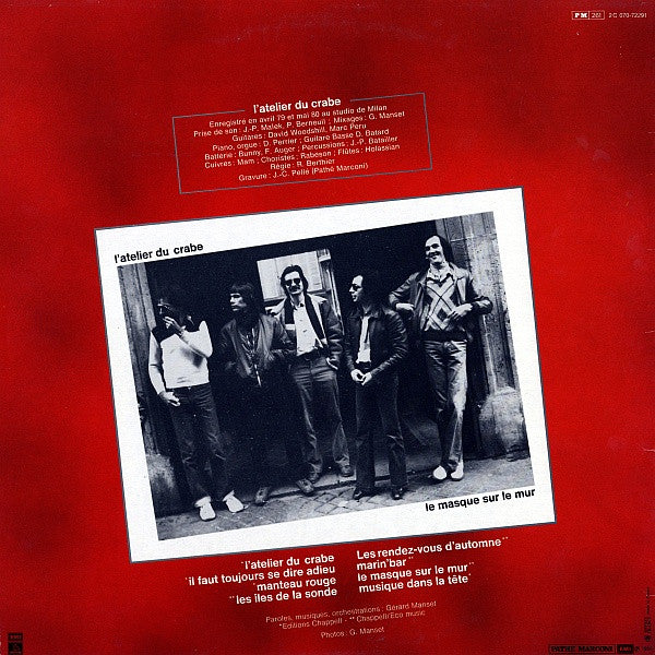Gérard Manset : L'Atelier Du Crabe (LP, Album)