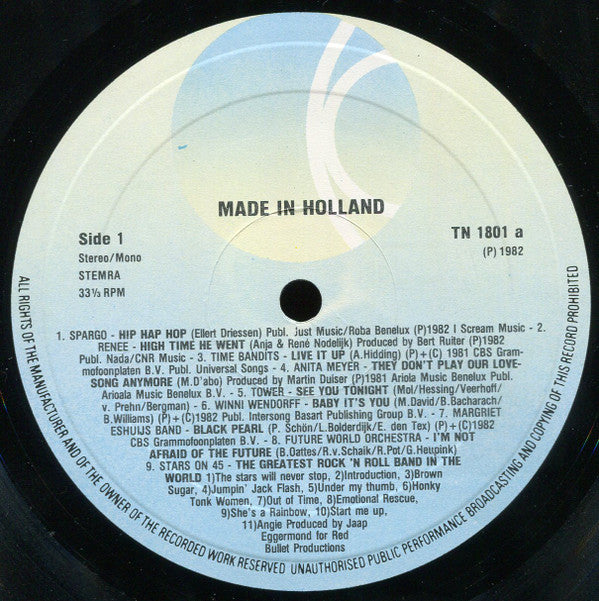 Various : Made In Holland (LP, Comp)