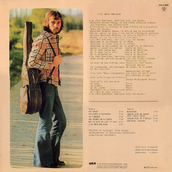 Yves Simon : Respirer, Chanter. (LP,Album)