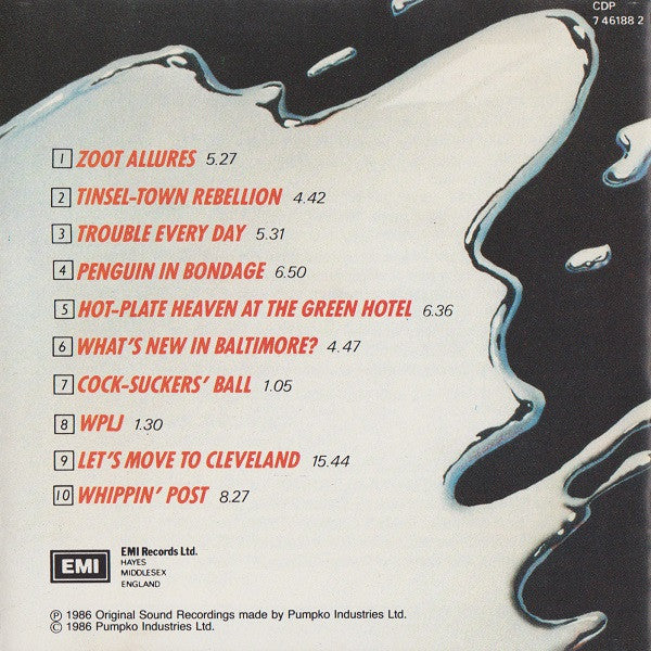 Frank Zappa : Does Humor Belong In Music? (CD, Album)
