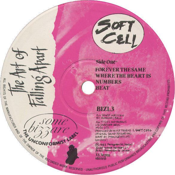 Soft Cell : The Art Of Falling Apart (LP,Album)