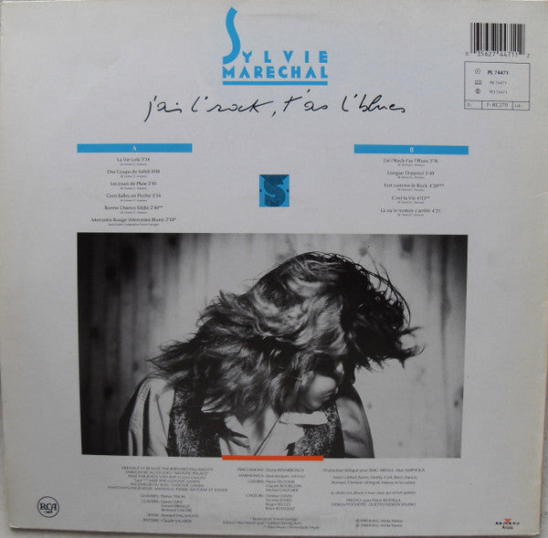 Sylvie Maréchal : J'Ai L'Rock, T'As L'Blues (LP,Album)