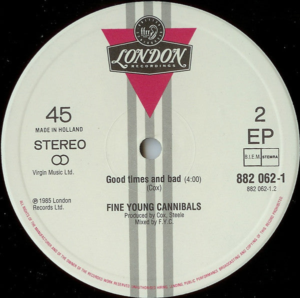 Fine Young Cannibals : Johnny Come Home (12", EP)