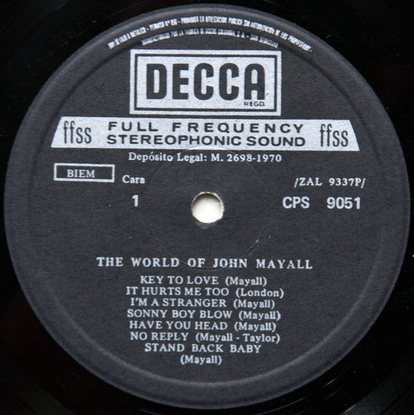 John Mayall : The World Of John Mayall (LP, Comp)