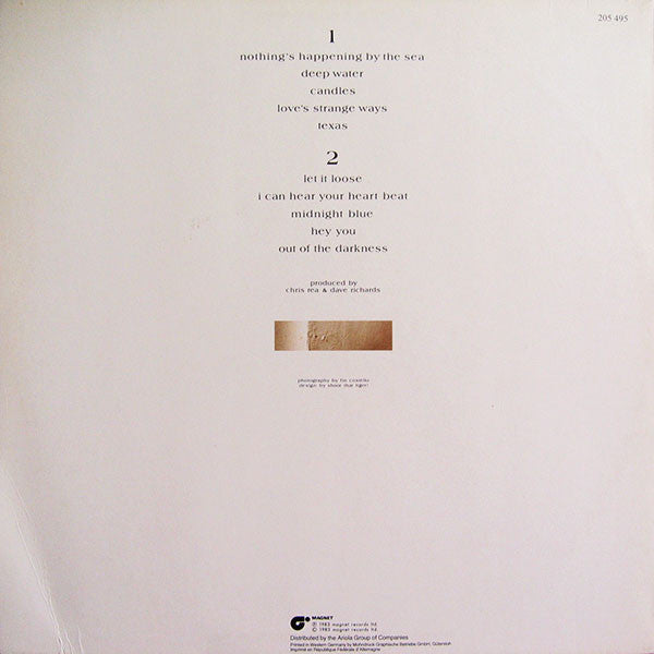 Chris Rea : Water Sign (LP, Album)