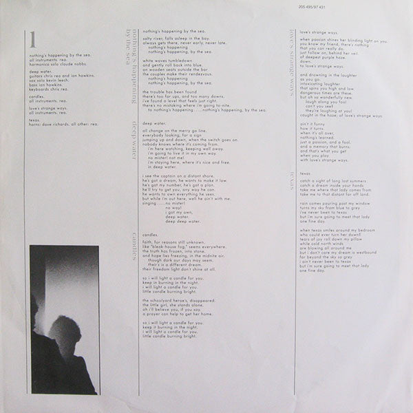 Chris Rea : Water Sign (LP, Album)