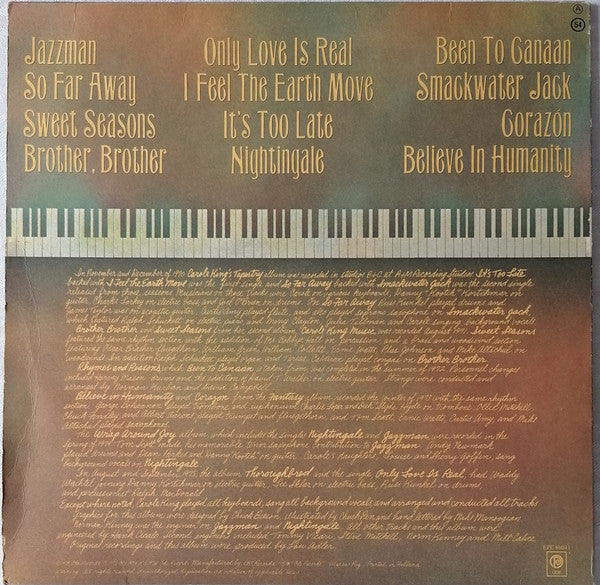 Carole King : Her Greatest Hits - Songs Of Long Ago (LP, Comp)