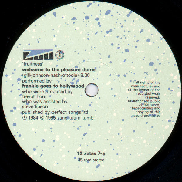 Frankie Goes To Hollywood : Welcome To The Pleasuredome (The Alternative) (12", Single)