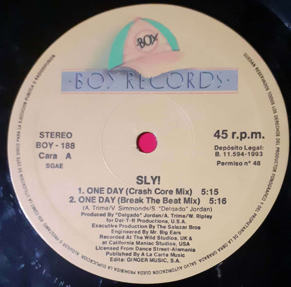 Sly! : One Day (12")