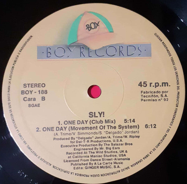 Sly! : One Day (12")
