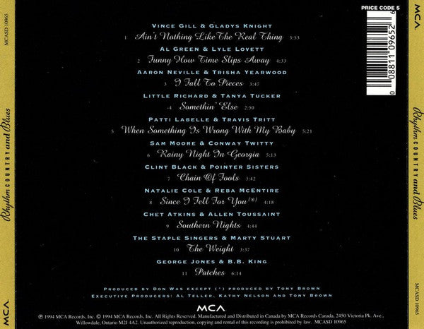 Various - Rhythm Country And Blues (CD, Album) - De Platen Aap – Vinylwinkel in Brielle & online webshop voor muziekliefhebbers