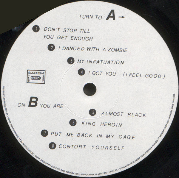 James Chance - Contortions* : Live Aux Bains Douches (LP)