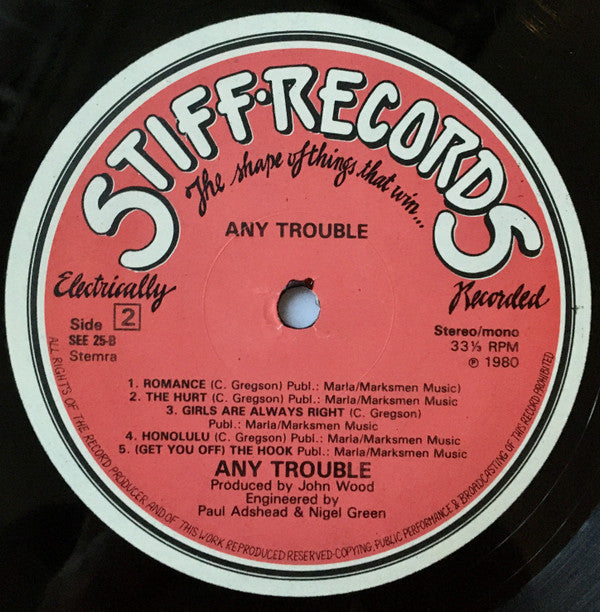 Any Trouble : Where Are All The Nice Girls? (LP)