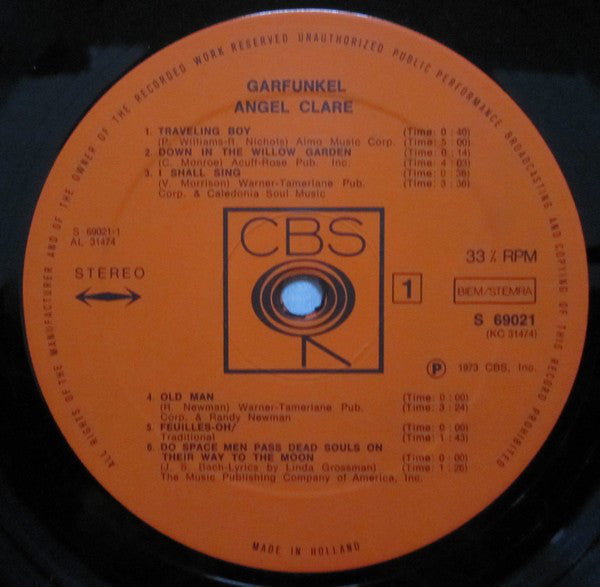 Garfunkel* : Angel Clare (LP, Album)