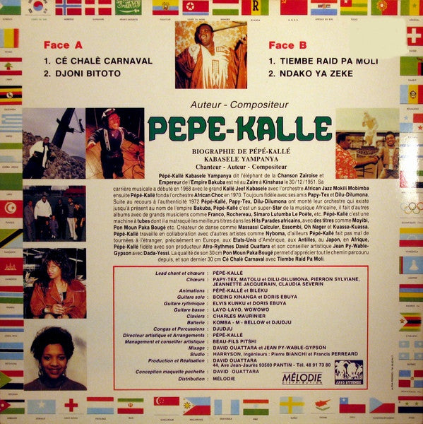 Pepe-Kalle* : Cé Chalè Carnaval / Tiembe Raid Pa Moli (LP)