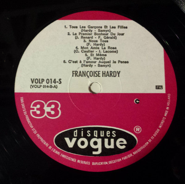 Francoise Hardy* : Francoise Hardy (LP, Comp)