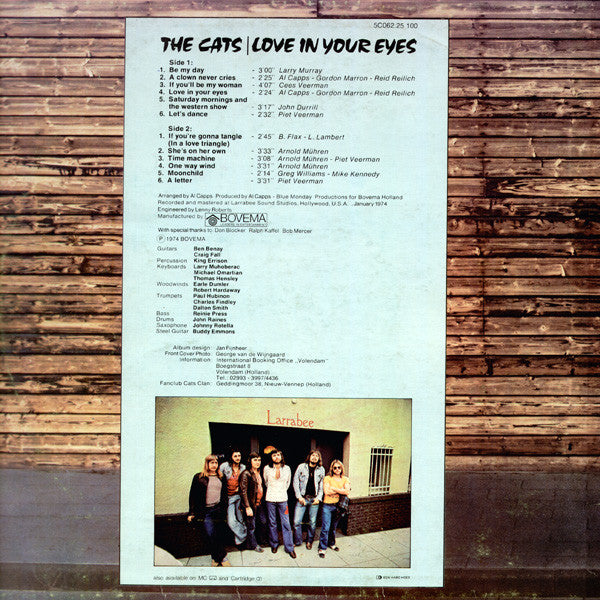 The Cats : Love In Your Eyes (LP, Album)