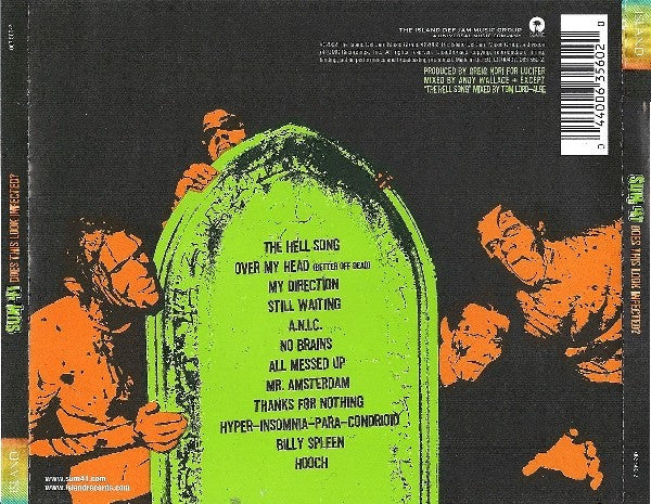 Sum 41 : Does This Look Infected? (CD, Album, RE, EDC)