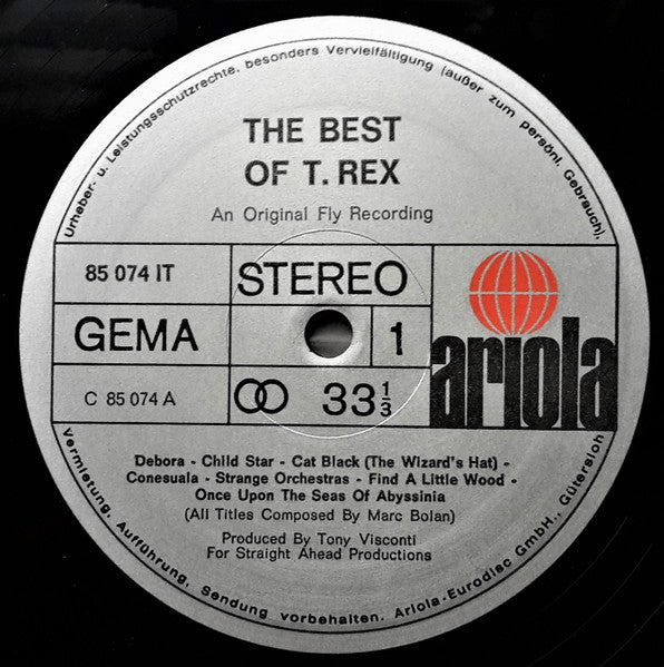 T. Rex : The Best Of T. Rex (LP, Comp, M/Print)