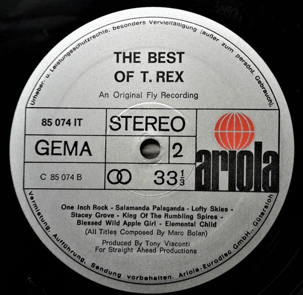 T. Rex : The Best Of T. Rex (LP, Comp, M/Print)