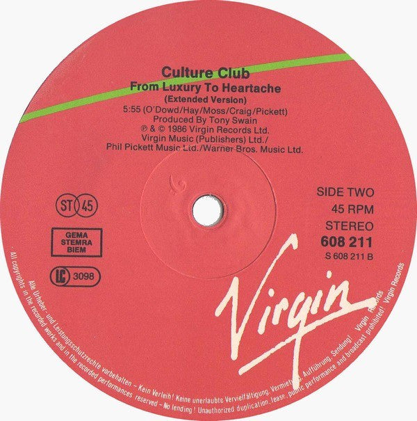Culture Club : God Thank You Woman (12", Single, MP)