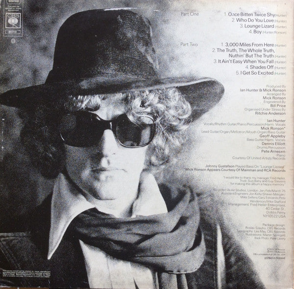 Ian Hunter : Ian Hunter (LP, Album)