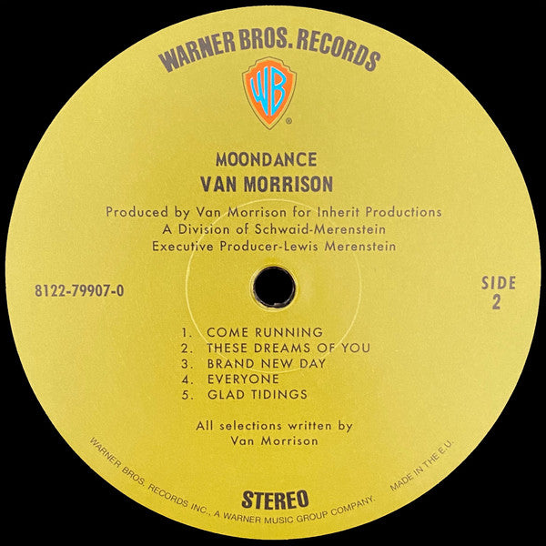 Van Morrison : Moondance (LP,Album,Reissue,Repress,Stereo)