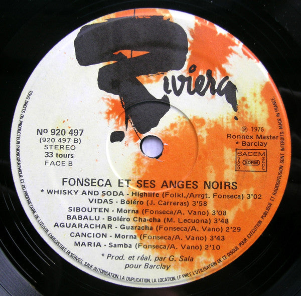 Fonseca Et Ses Anges Noirs : Fonseca Et Ses Anges Noirs (LP)
