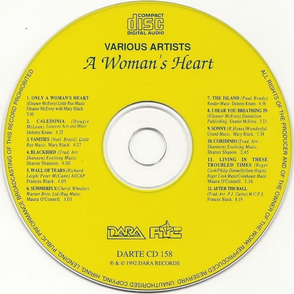 Various - A Woman's Heart (CD, Comp) - De Platen Aap – Vinylwinkel in Brielle & online webshop voor muziekliefhebbers