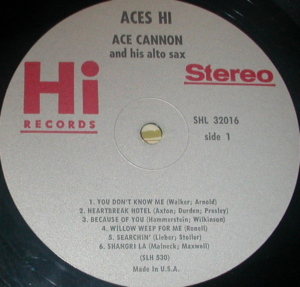Ace Cannon : Aces Hi (LP, Album)