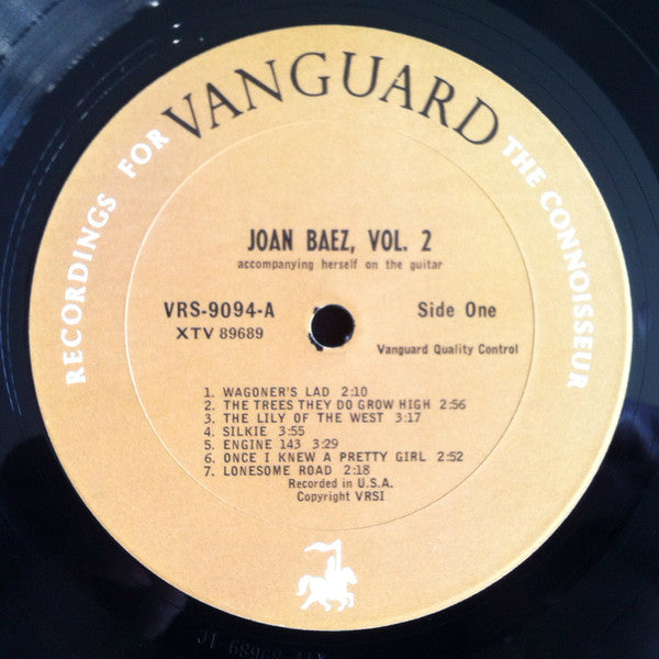 Joan Baez : Joan Baez Vol. 2 (LP, Album, Mono, RE)
