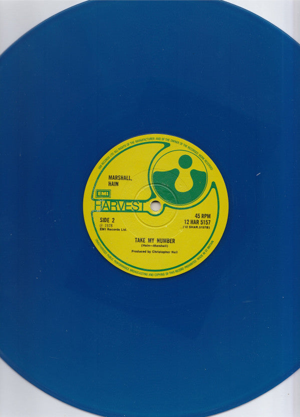Marshall, Hain* : Dancing In The City (12", Blu)