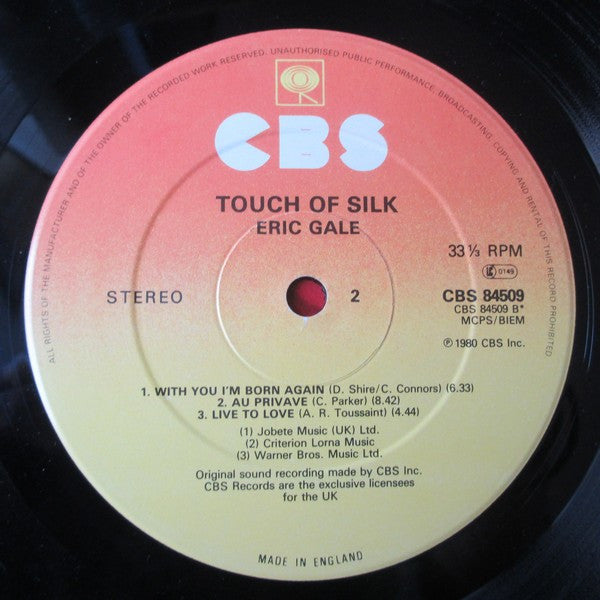 Eric Gale : Touch Of Silk (LP, Album)