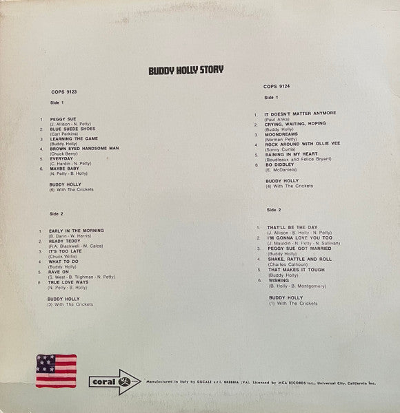 Buddy Holly : Buddy Holly Story (2xLP, Album, Comp)