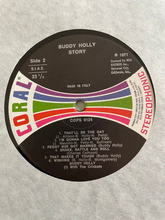 Buddy Holly : Buddy Holly Story (2xLP, Album, Comp)