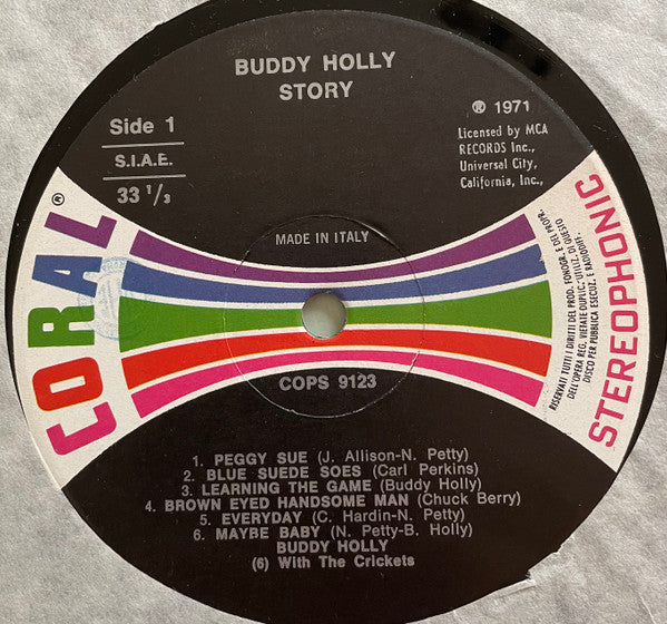 Buddy Holly : Buddy Holly Story (2xLP, Album, Comp)