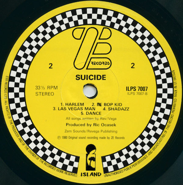 Suicide : Alan Vega · Martin Rev (LP, Album)