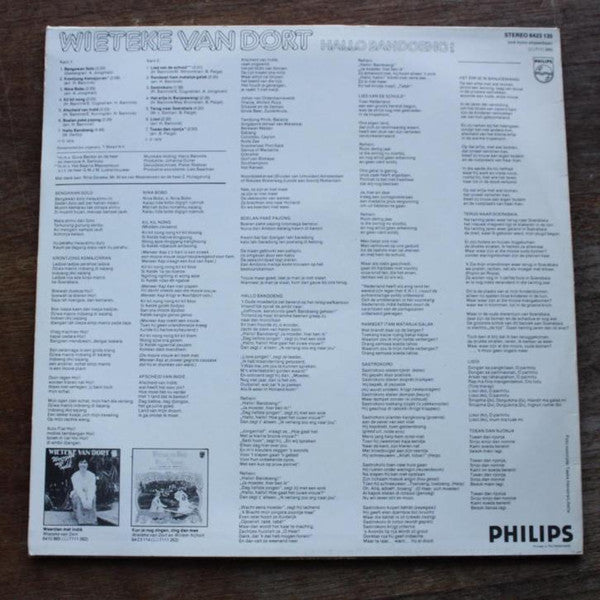 Wieteke van Dort : Hallo Bandoeng! (LP,Album,Stereo)
