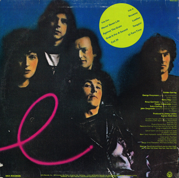 Golden Earring : Grab It For A Second (LP, Album, Glo)