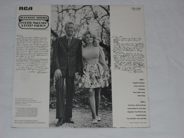 Porter Wagoner & Dolly Parton* : Together Always (LP, Album)