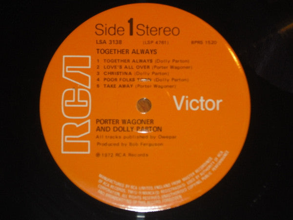 Porter Wagoner & Dolly Parton* : Together Always (LP, Album)