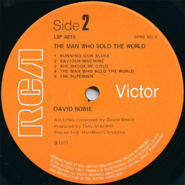 David Bowie : The Man Who Sold The World (LP, Album, RE, Mat)