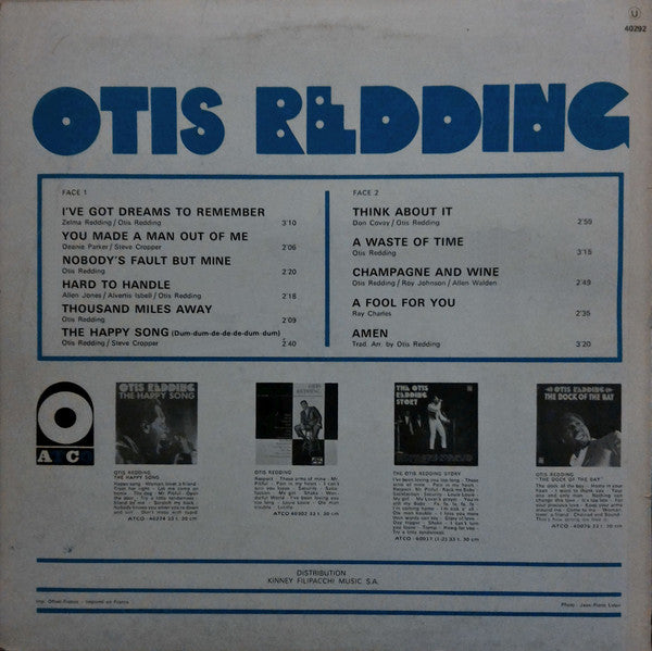 Otis Redding : Amen (LP, Album, RE)