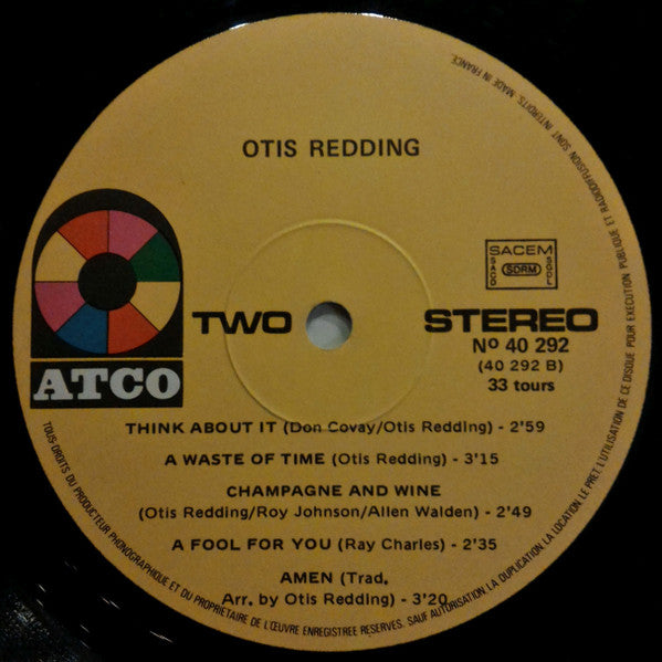 Otis Redding : Amen (LP, Album, RE)