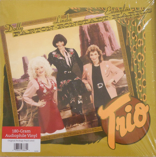 Dolly Parton, Linda Ronstadt, Emmylou Harris : Trio (LP, Album, RE)