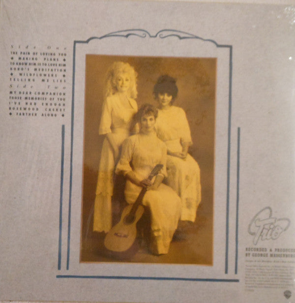 Dolly Parton, Linda Ronstadt, Emmylou Harris : Trio (LP, Album, RE)