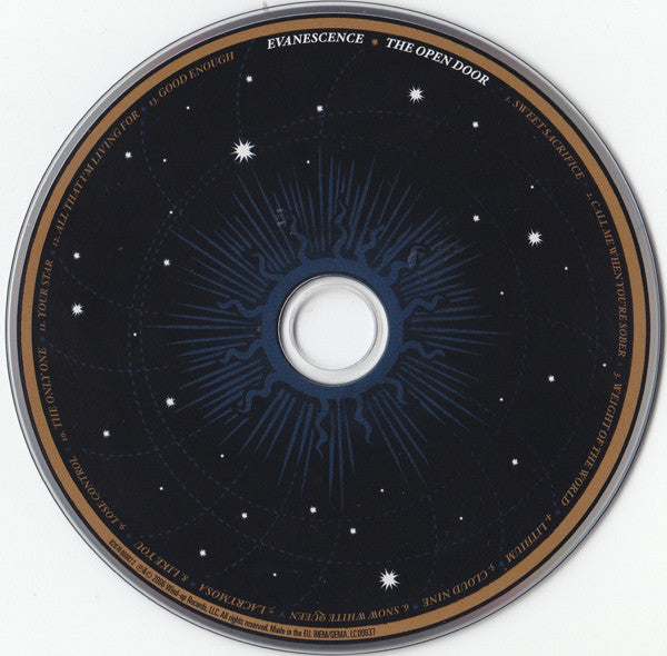 Evanescence - The Open Door (CD, Album, Dig) - De Platen Aap – Vinylwinkel in Brielle & online webshop voor muziekliefhebbers