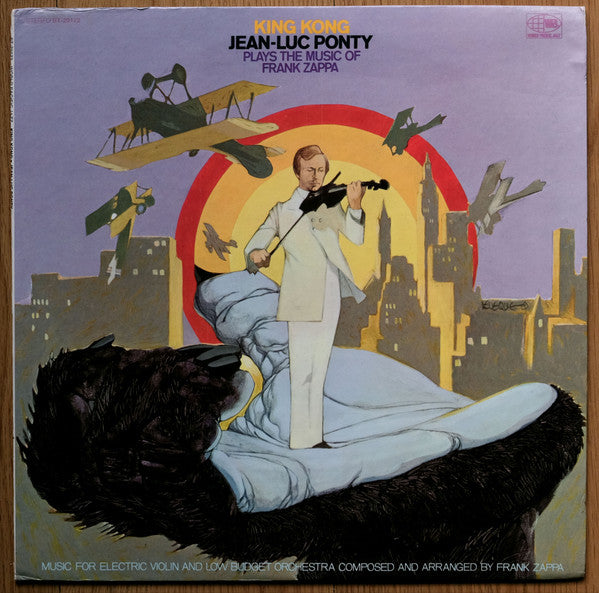 Jean-Luc Ponty : King Kong: Jean-Luc Ponty Plays The Music Of Frank Zappa (LP, Album, Vis)