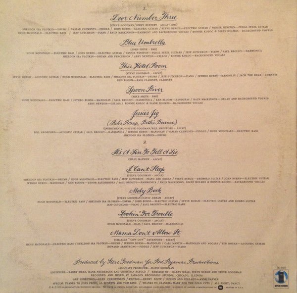 Steve Goodman : Jessie's Jig And Other Favorites (LP, Album, CP )